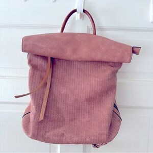 Blush Vegan Leather Backpack